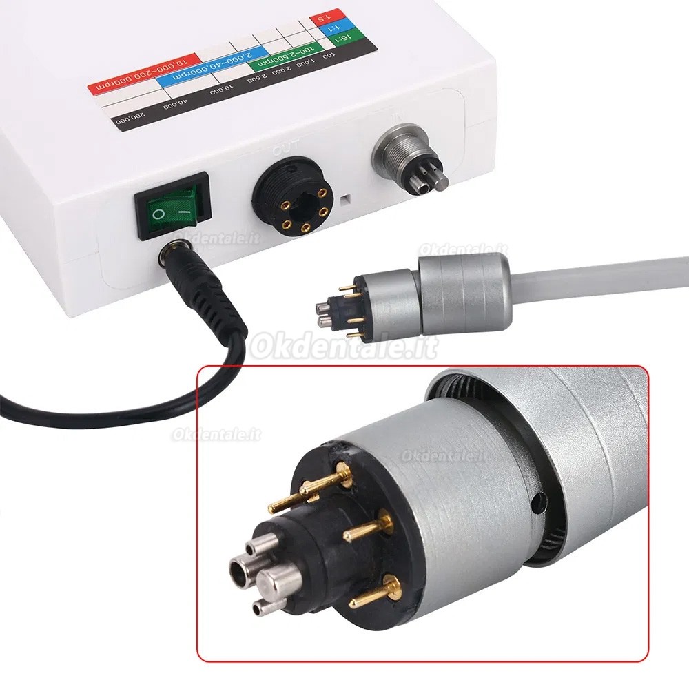 Micromotore elettrico dentale senza spazzole a LED CICDAD NL400-3